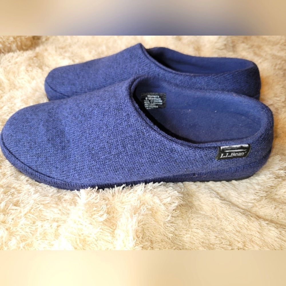 L.L.Bean Women's Sweater Fleece Slipper Scuff sz6 NWOT.